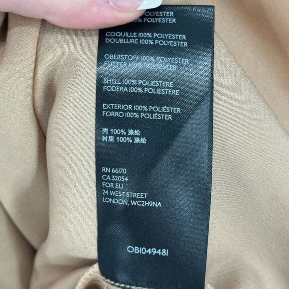 Anthropologie Georgia Navy Blue/ Marine Eyelet Overlay Lace Mini Dress - Picture 7 of 10